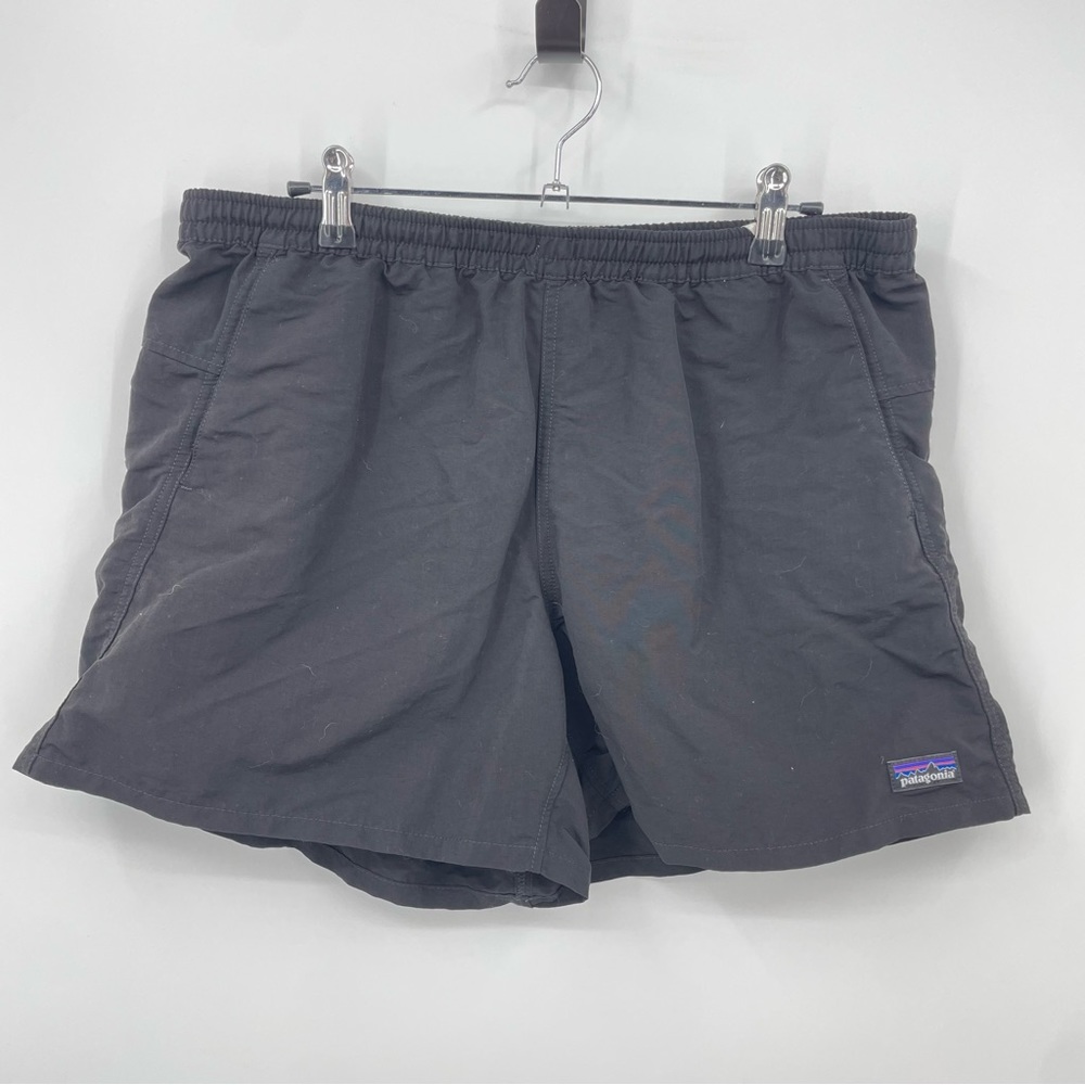 Patagonia Baggies Shorts 4” Large Black Relaxed Fit Regular Rise L 57058